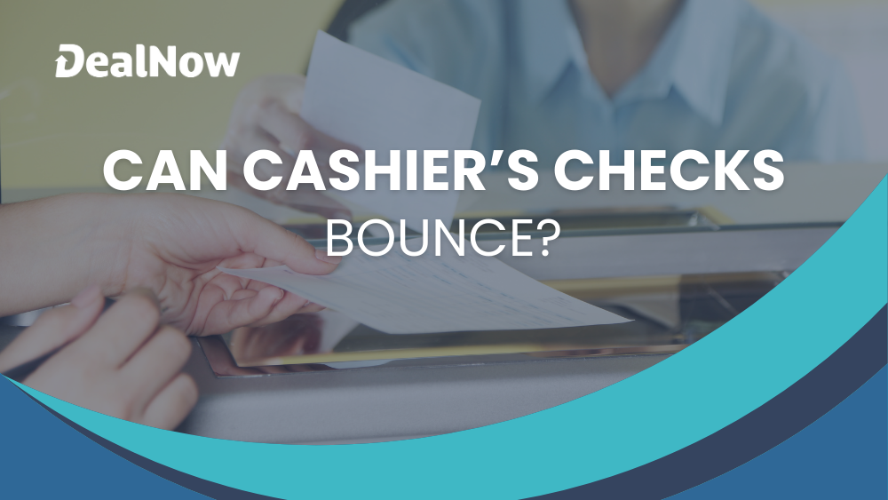 can cashiers checks bounce